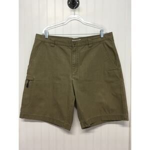 Columbia Men’s Olive Khaki Cargo Outdoor Hiking Shorts Size 38